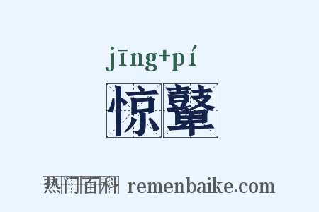 惊鼙是什么意思的图片